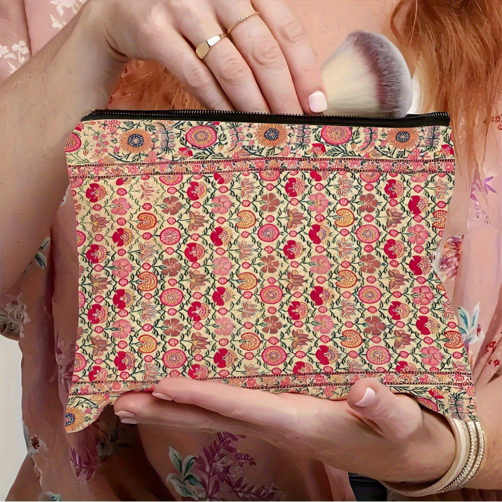 Travel Accessories India - Vintage Boheemse make-uptas India geborduurde make-uptas