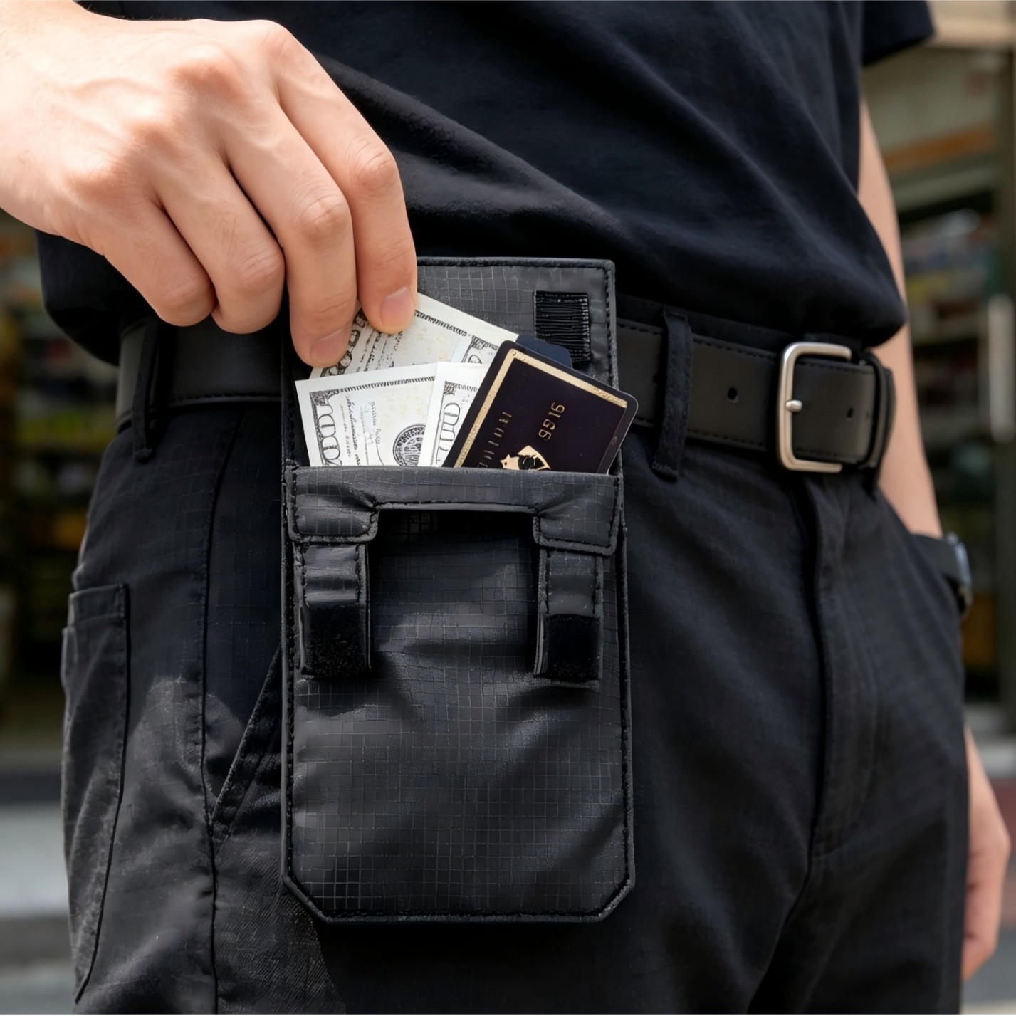 Travel Accessories Wallet - Reisgeldriem, heuptas, anti-diefstal paspoorthouder, portemonnee, tas