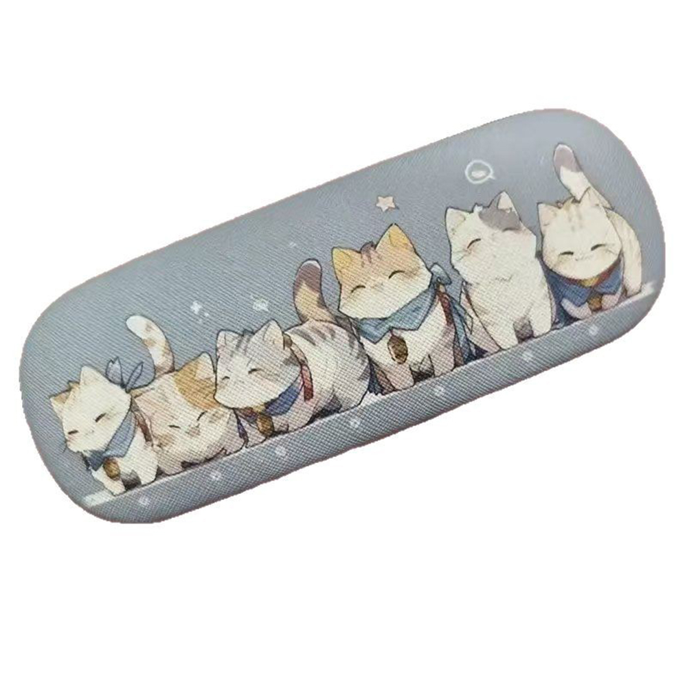 Travel Accessories Ideas - Opbergdoos voor brillen, ronde brillenhouder, schattige