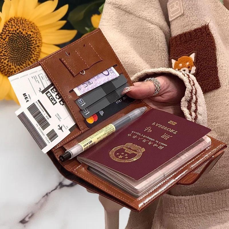 Travel Accessories India - Reispaspoortportemonnee Dames Heren Kaarthouder RFID-blokkerende creditcard