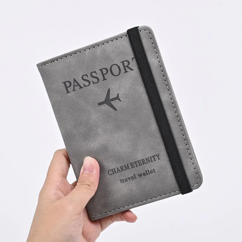Travel Accessories Wallet - Mannen PU lederen portemonnee Reispaspoort Portemonnee