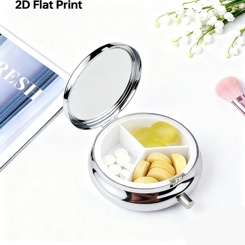 1 stuk platte, draagbare, rond - Travel Accessories As Gifts recensie en prijs