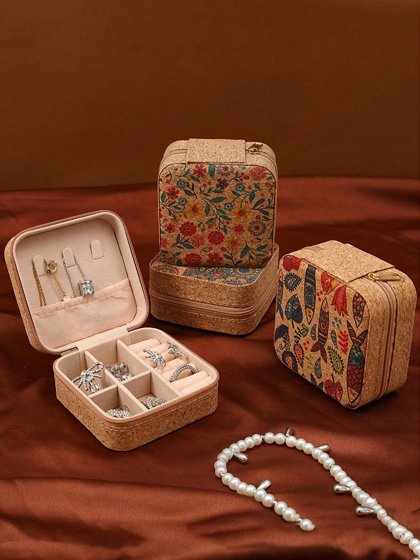 Vierkante vintage bohemien pat - Travel Accessories Jewelry recensie en prijs