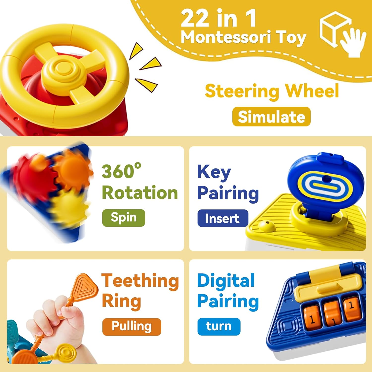 Baby Busy Board Activiteitenku - Travel Accessories Baby recensie en prijs