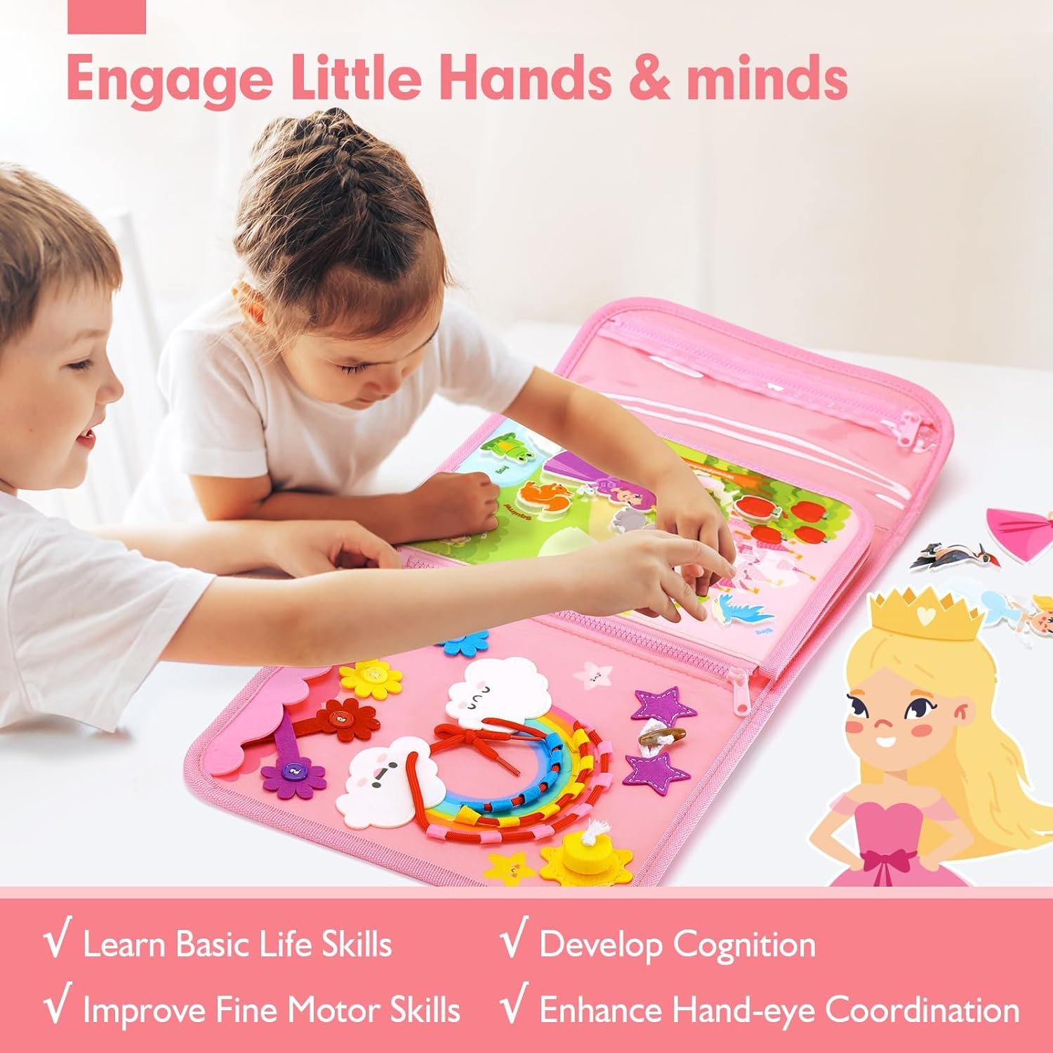 Peuter Druk Bord Speelgoed Mon - Travel Accessories Baby recensie en prijs