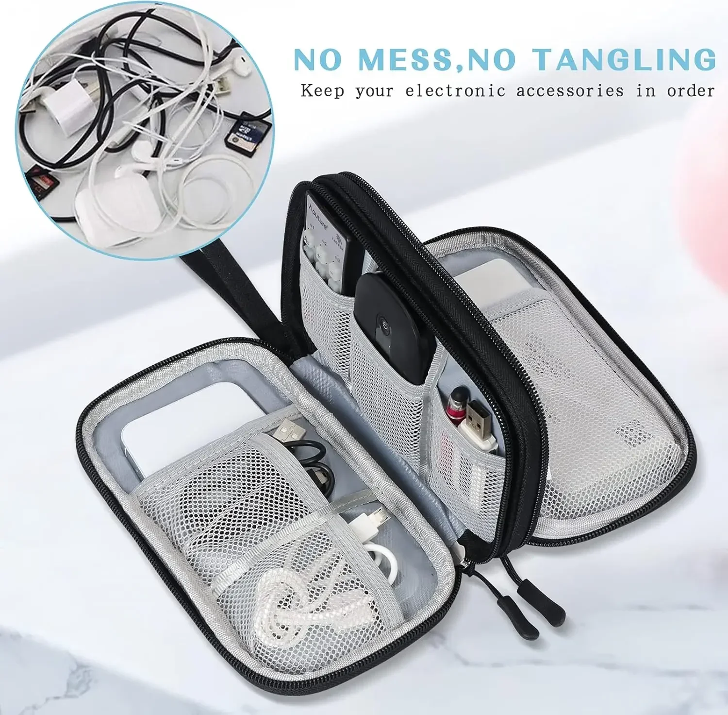 Reiskabeltas Draagbare Digital - Travel Accessories Organizer Bag recensie en prijs
